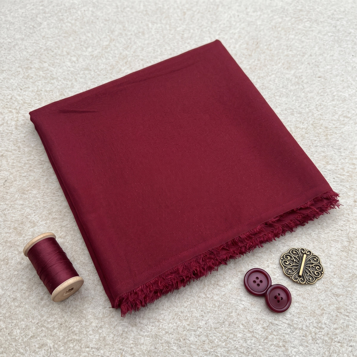 Maroon Plain Karandi 2Pc