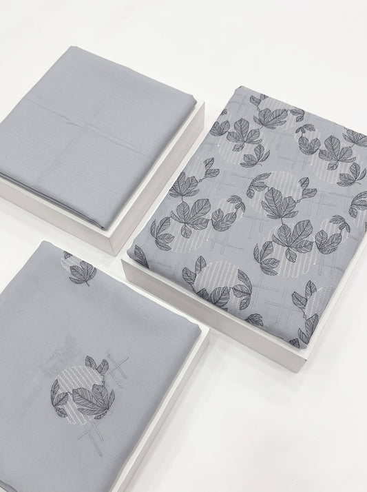 Light Grey Leaf Karandi