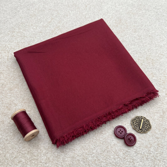 Maroon Plain Karandi 2Pc