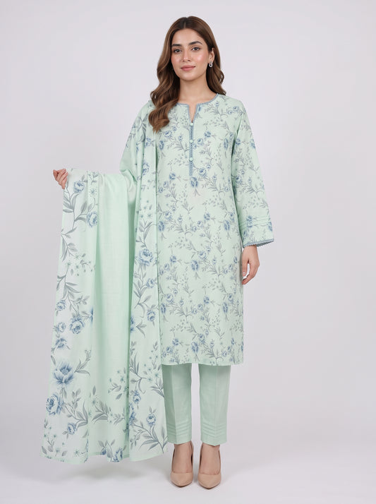 Apple Green Slub Karandi
