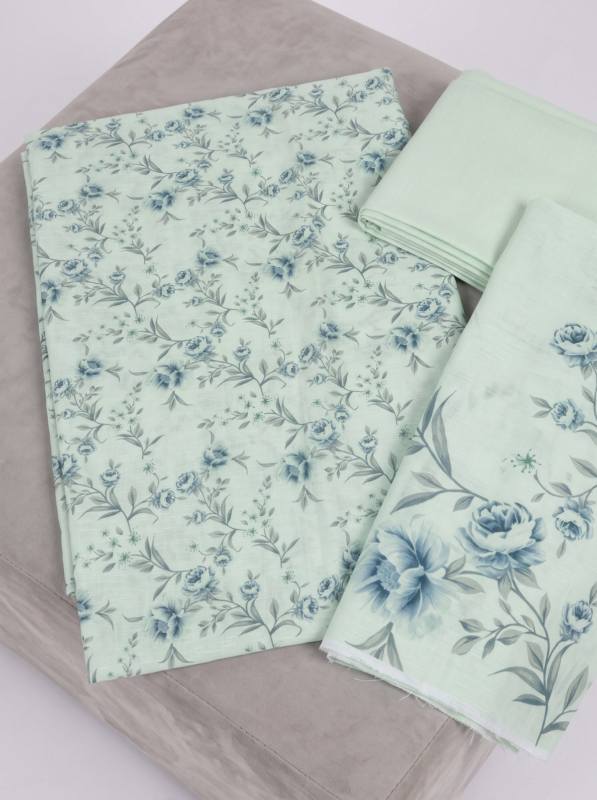 Apple Green Slub Karandi