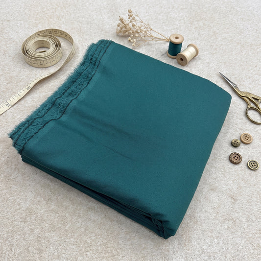 Teal Green Plain Karandi 2Pc