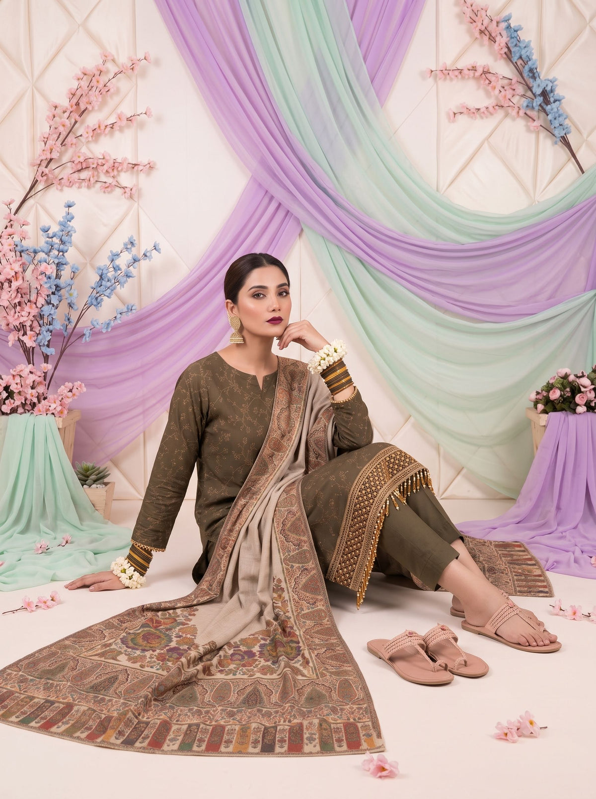 Zalanda Kaani - Mehndi Brown